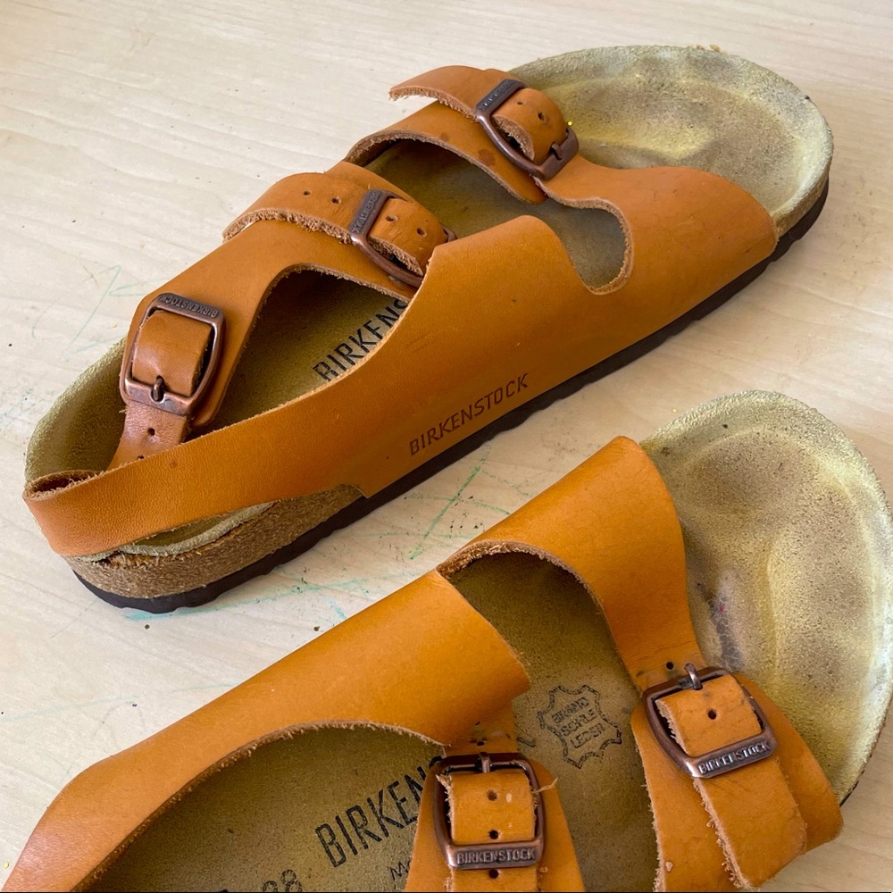 Back strap birkenstock 38, L7, M5 brown milano